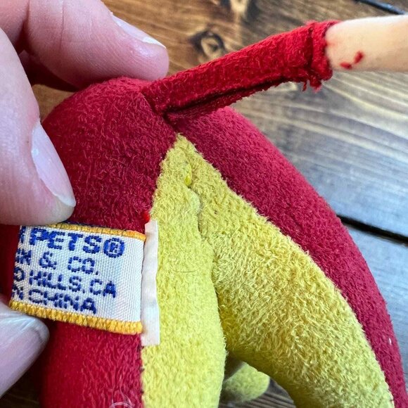 Dakin Dream Pets Tabasco Red And Yellow Bull NWT plush stuffed animal - Picture 7 of 12